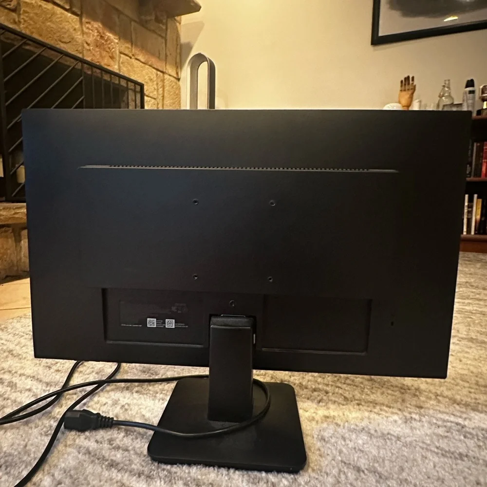 Dell Black Monitor Back Panel